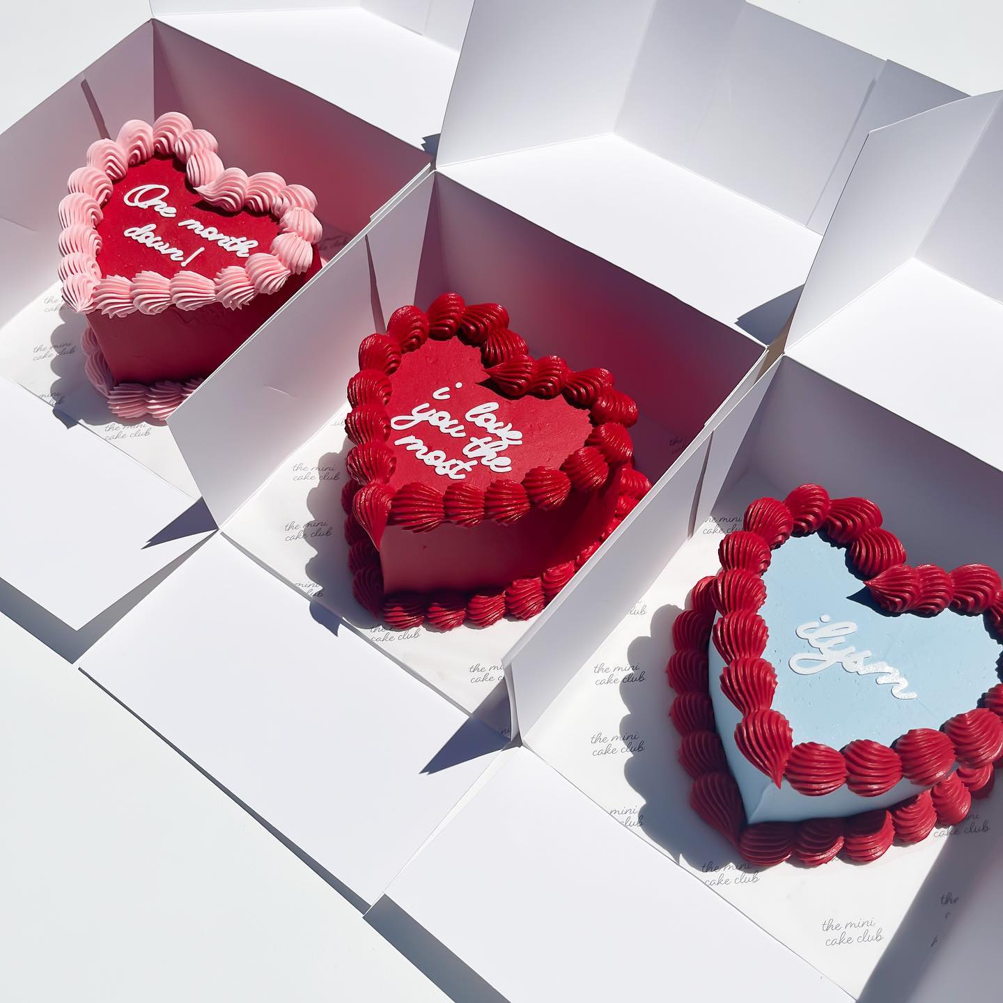 Valentines Day Mini Cake | 6inch Hearts