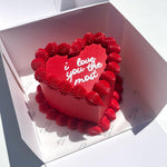 Load image into Gallery viewer, Valentines Day Mini Cake | 6inch Hearts
