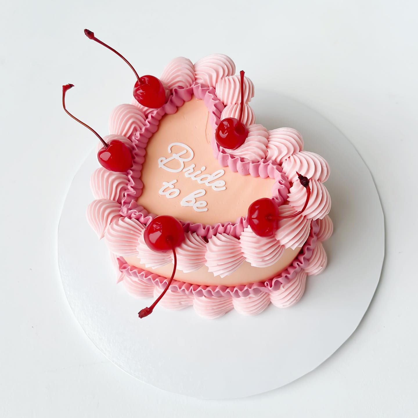 Heart Cake For St Valentines Day Mothers Day Or Birthday Decorated With  Sugar Hearts Stock Photo - Download Image Now - iStock
